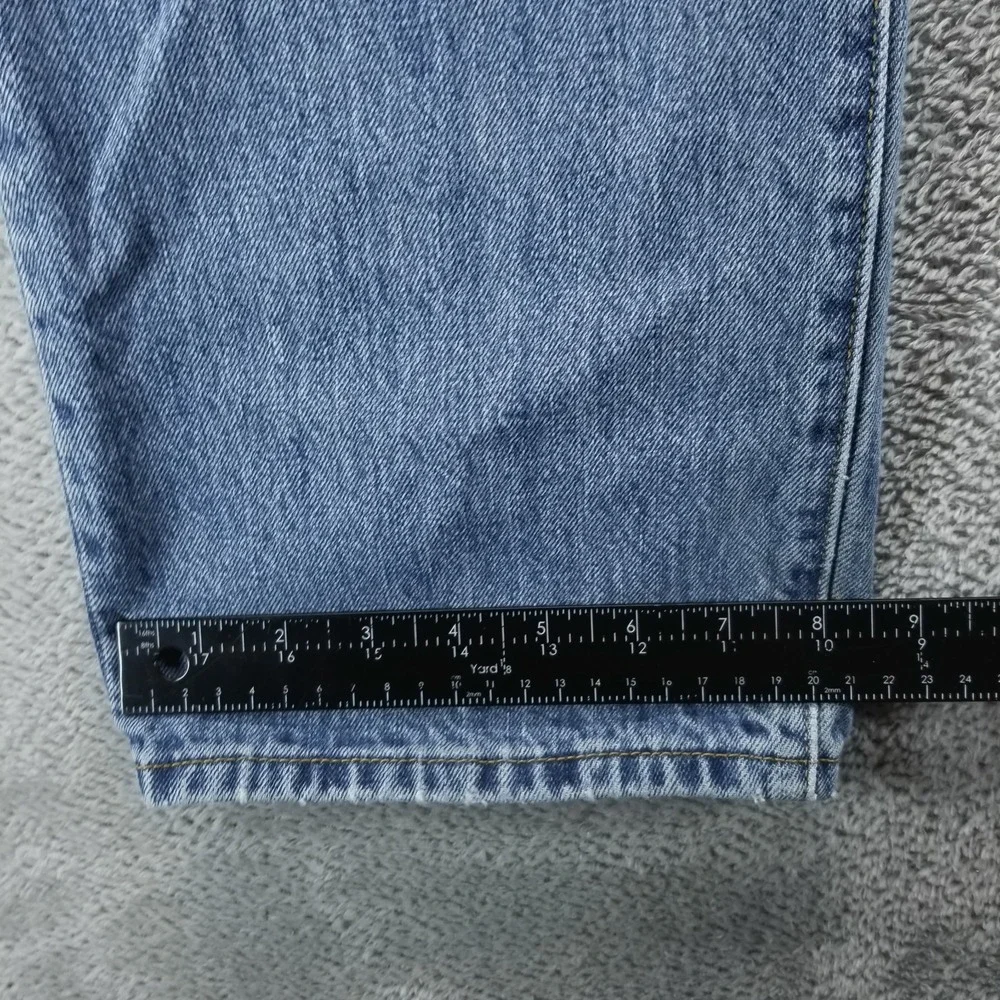 Levis 501 Jeans Mens 36x29 Blue Straight Button Fly Mid Rise‎ Medium Wash Y2K